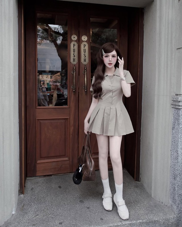 Biến hóa thành quý cô hiện đại với đầm sơ mi- Ảnh 1. Biến hóa thành quý cô hiện đại với đầm sơ mi- Ảnh 1.