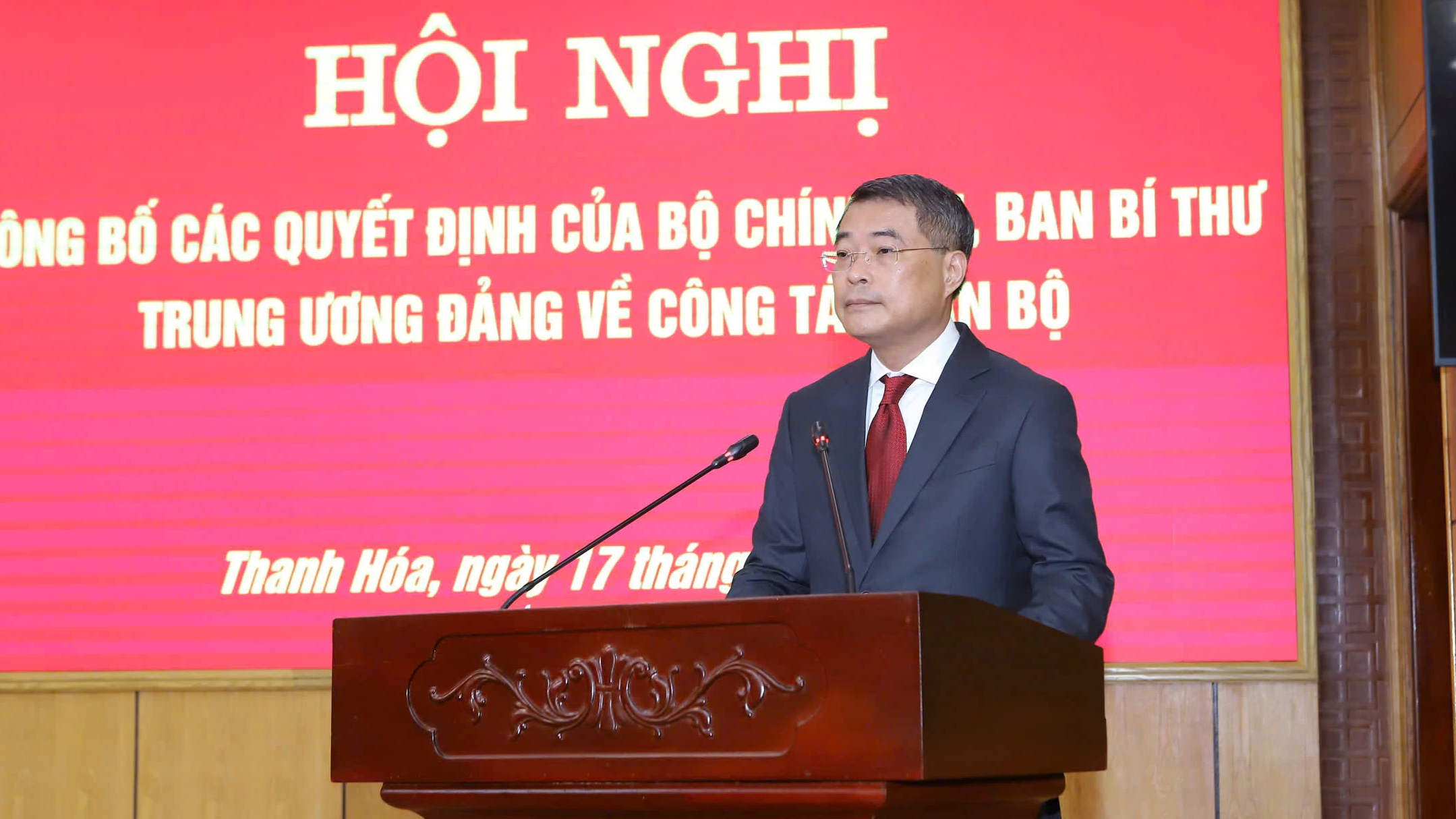 Bộ Chính trị chỉ định 2 Phó bí thư Tỉnh ủy Thanh Hóa- Ảnh 1.