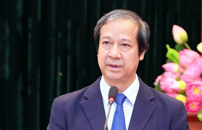 Bộ trưởng Nguyễn Kim Sơn phát biểu tại hội nghị ngày 24/10. Ảnh: Trần Hiệp