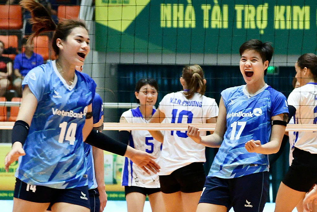 Cạnh tranh quyết liệt ở giải bóng chuyền quốc gia- Ảnh 1.