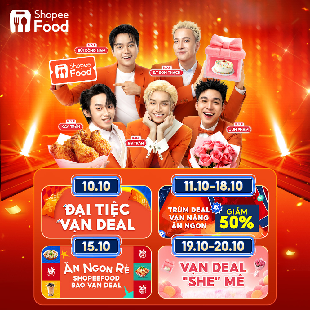  
Chuỗi ưu đãi “bất tận” bao gồm voucher giảm 50%, món ngon chỉ từ 27.000 đồng và loạt deal “she” mê đang chờ bạn chốt đơn trong tháng 10 này.