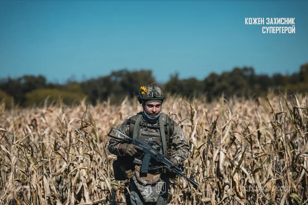 Lữ đoàn Kara-Dag của Ukraine trên tiền tuyến. Ảnh: X Chiến sự Nga - Ukraine 13-10: Loạt diễn biến nóng tại Zaporizhzhia; Mỹ giúp Ukraine tấn công hạ tầng năng lượng Nga?