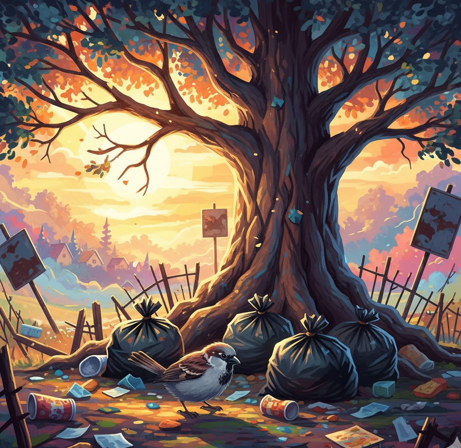 Chíp Nâu, chú sẻ đường phố - Truyện ngắn dự thi của Thân Thị Phương Thu - Ảnh 1.