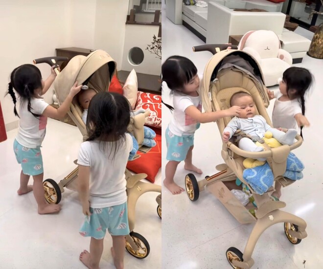 Chồng đại gia của Vân Trang tuyên bố "ngừng đẻ" sau khi có 4 con, muốn dừng lắm mà vợ vẫn sinh thêm 10 Nữ diễn viên hạnh phúc khi 3 con gái lớn biết yêu thương em trai.