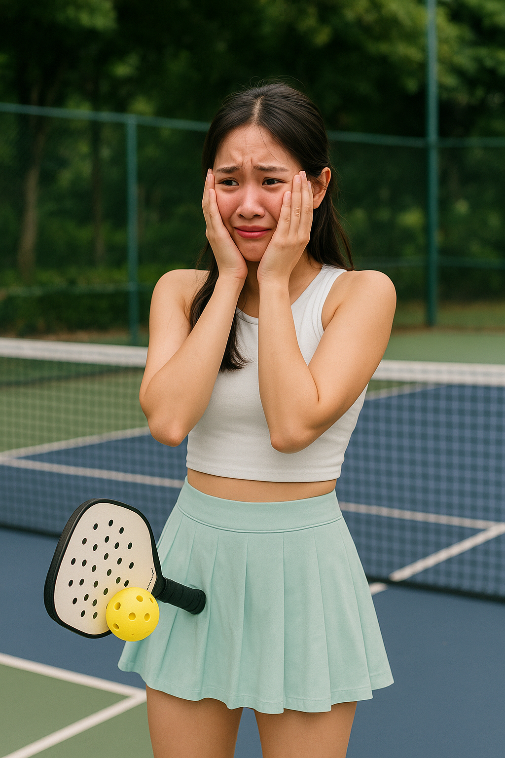 Cô gái lên đồ xinh hết cỡ đi 