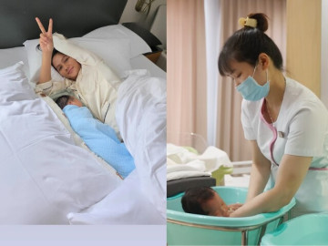 HHen Niê chi 300 triệu ở cữ phòng sang như khách sạn, cảnh cả đội y tá chăm em bé khiến ai nhìn cũng ngưỡng mộ