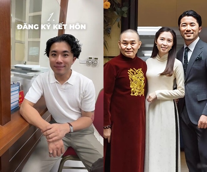 Con gái Xuân Hinh dù cưới năm 2022 nhưng đến khi chuẩn bị sinh con vào năm 2025 mới đi đăng ký kết hôn.