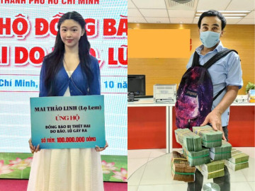 Con gái Quyền Linh rộ tin hẹn hò vì khoe ảnh nắm tay một ca sĩ, ngoại hình điển trai từng thi "The Voice Kids" 12 Lọ Lem nhà Quyền Linh trích 100 triệu ủng hộ vùng lũ, 19 tuổi là chủ quỹ từ thiện tiếp nối tư tưởng của bố