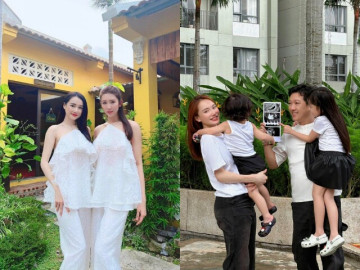 Cặp chị em Châu Báu của Cây táo nở hoa hiện tại: Nhã Phương làm mẹ bỉm lần 3, Thúy Ngân bị đồn yêu bạn diễn