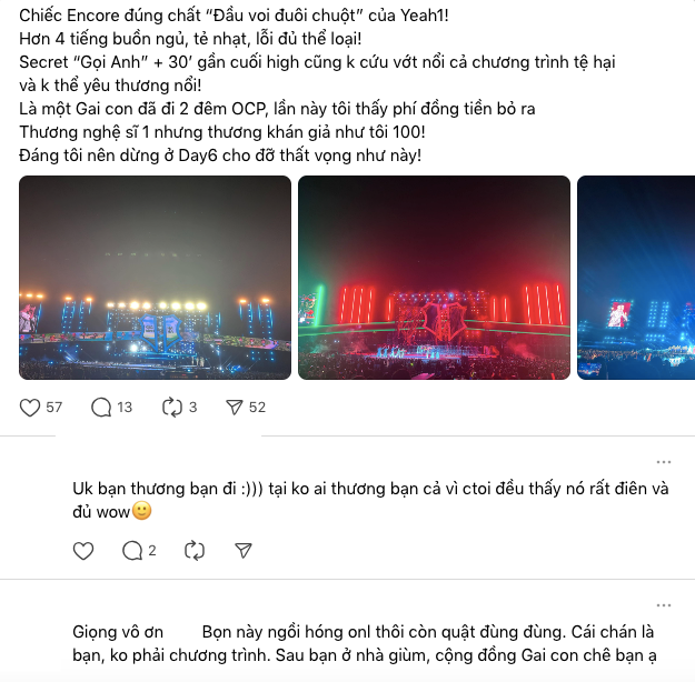 Concert Chông Gai D-7 bị chê “đầu voi đuôi chuột”, dài dòng lê thê và rất nhiều sự cố- Ảnh 3.