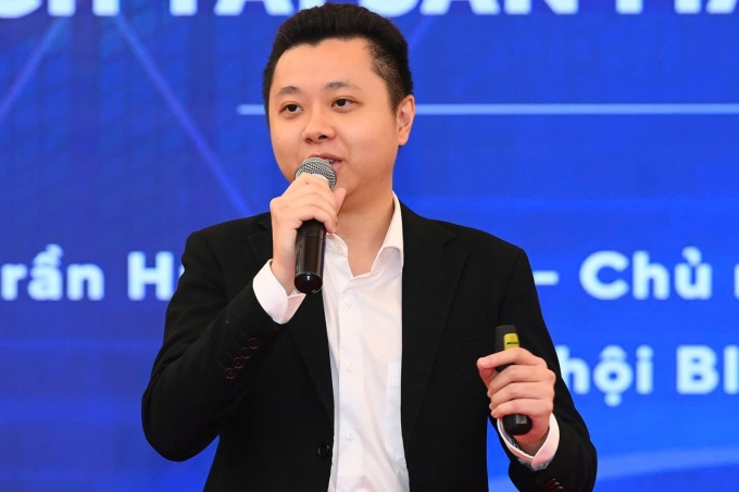 Ông Trần Huyền Dinh, Chủ nhiệm dự án ChainTracer. Ảnh: VBA