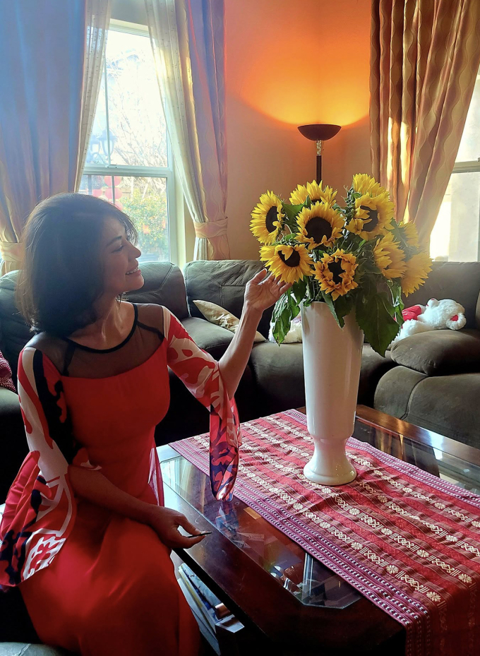 Hồ Lệ Thu sống một mình trong biệt thự tại Mỹ. Ảnh: Nhân vật cung cấp