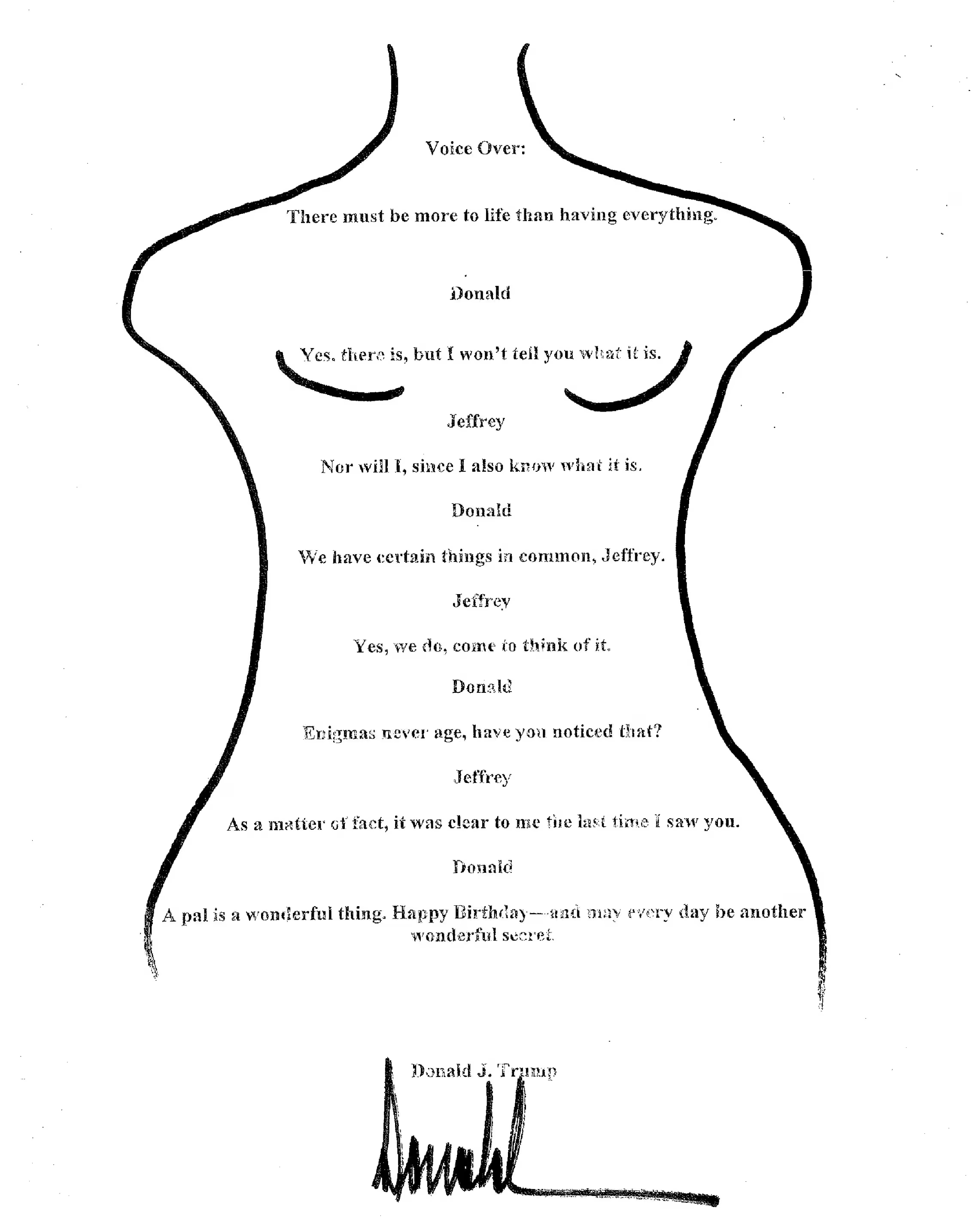 Đảng Dân chủ tung thư mừng sinh nhật ông Trump gửi tỉ phú ấu dâm Epstein 1 Đảng Dân chủ tung thư mừng sinh nhật ông Trump gửi tỉ phú ấu dâm Epstein - Ảnh 1.