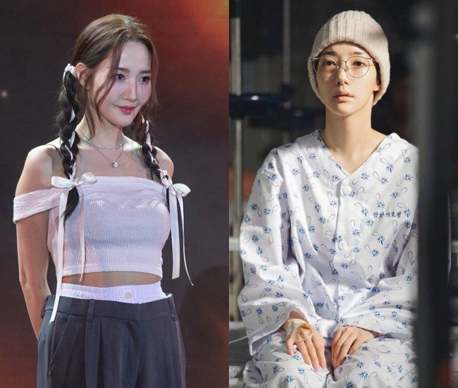 Park Min Young từng chỉ nặng 37kg khi đóng vai bệnh nhân ung thư trong Marry My Husband. 