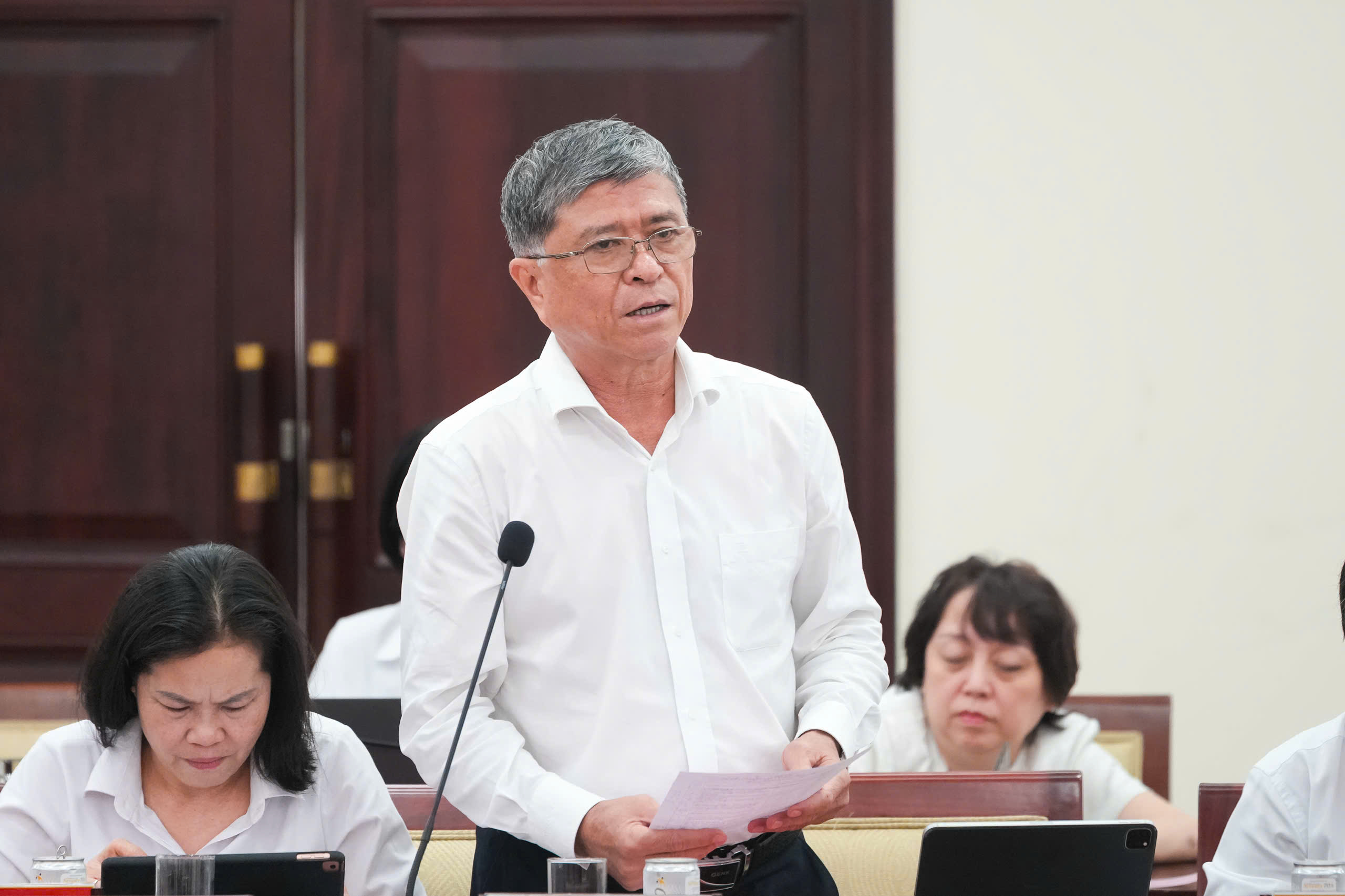 Đề xuất dùng trụ sở Quận ủy, UBND quận 12 cũ với 3,2ha làm trường liên cấp - Ảnh 1.