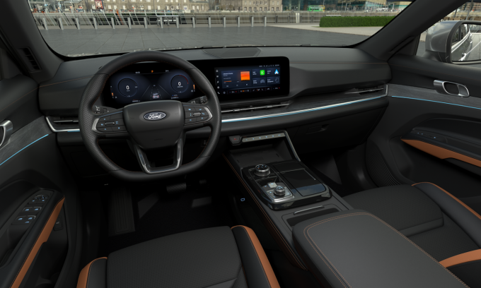 Khoang cabin Territory phiên bản mới. Ảnh: Ford