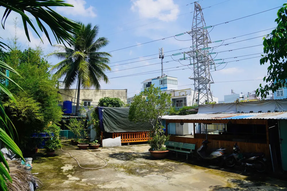 Thửa đất tranh chấp. Ảnh: TRẦN LINH cấp sổ hồng