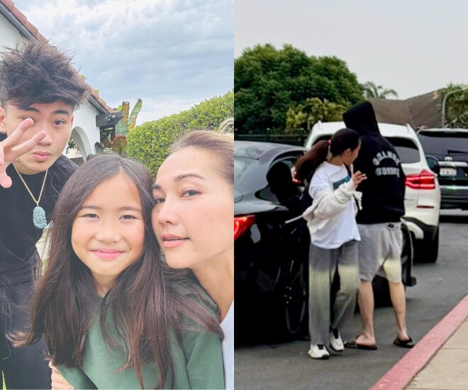 Kim Hiền xúc động khi con trai biết chăm sóc, yêu thương em gái.