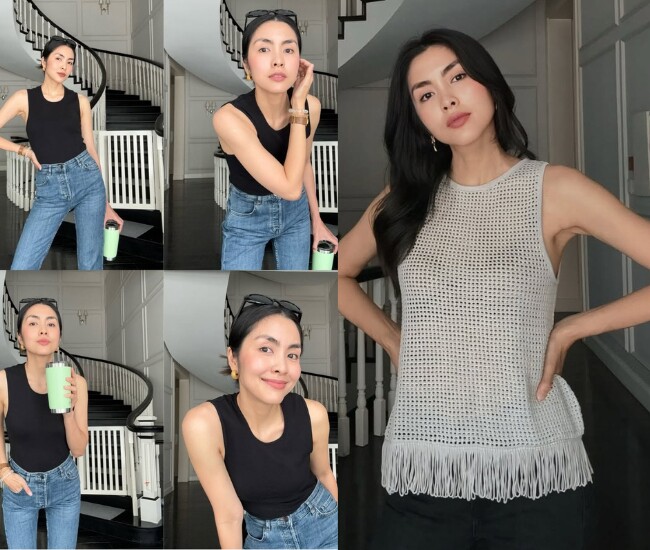 Nhan sắc đẹp bất chấp thời gian Tăng Thanh Hà ở tuổi 38.