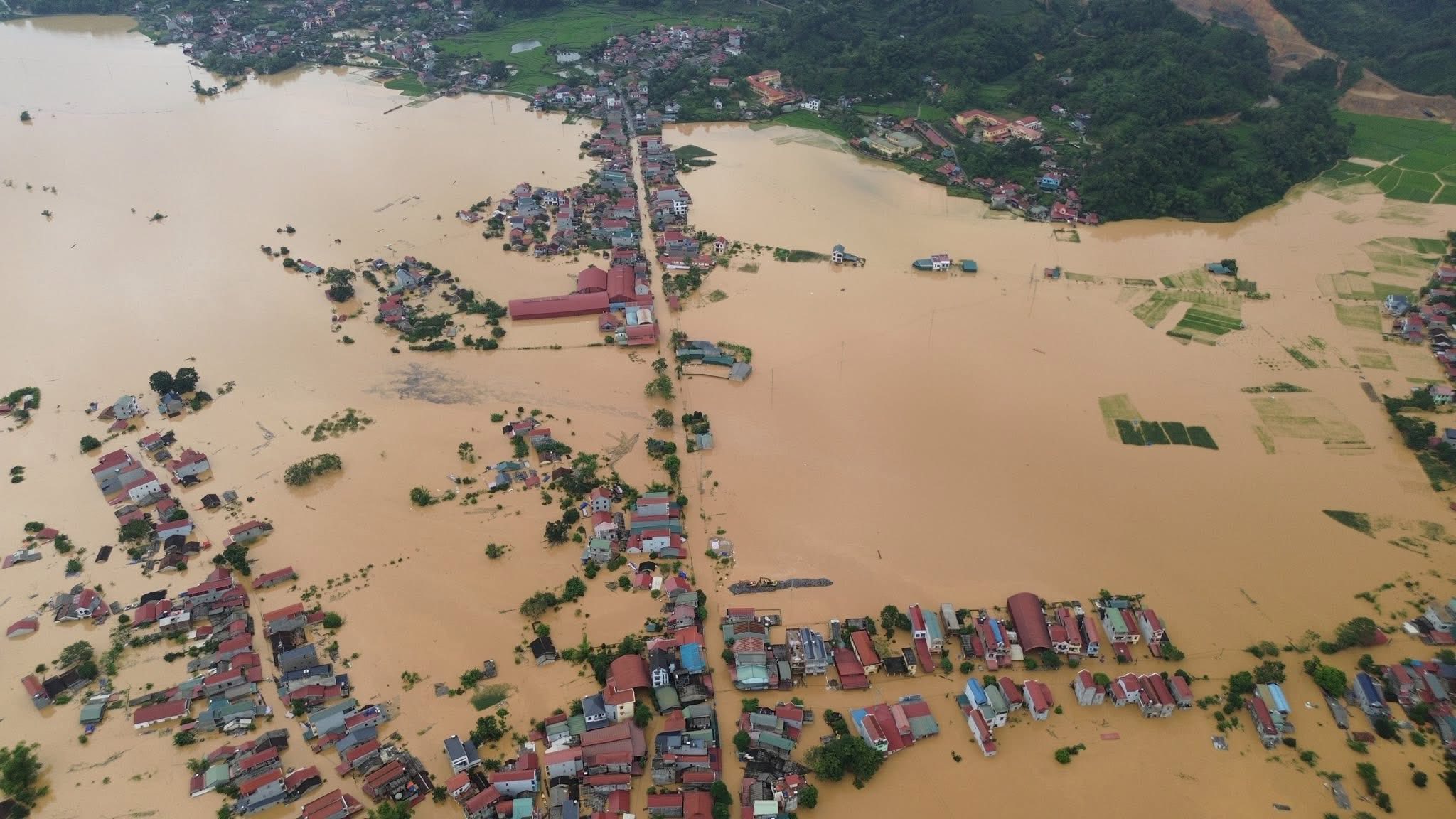 Ngập lụt tại Lạng Sơn gây Thiệt hại lớn , gần 3 . 000 Nhà dân bị cô lập - Ảnh 1.