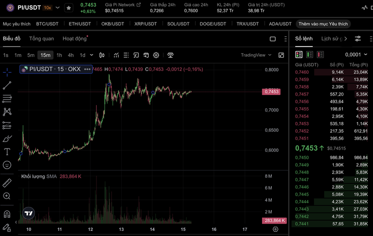 giá đồng Pi - Ảnh 2.