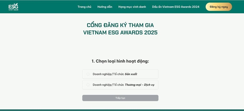 Gia hạn nhận hồ sơ vòng 1 Vietnam ESG Awards 2025 - 1