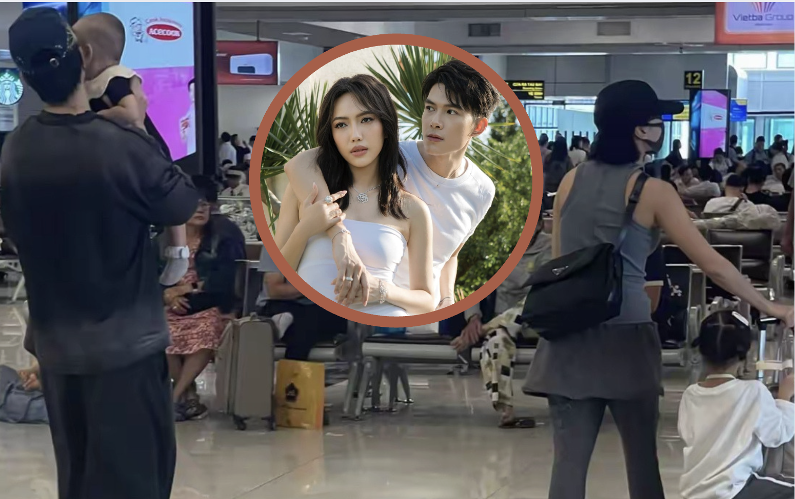 HOT: Rầm rộ ảnh Diệu Nhi - Anh Tú bế 2 con đi chơi- Ảnh 1.