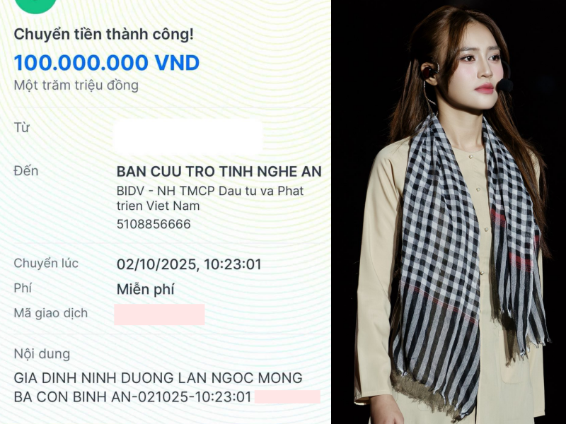 Hà Anh Tuấn góp 1,3 tỷ, Đông Nhi - Lan Ngọc và dàn sao tiếp tục chung tay khắc phục hậu quả bão số 10- Ảnh 3.