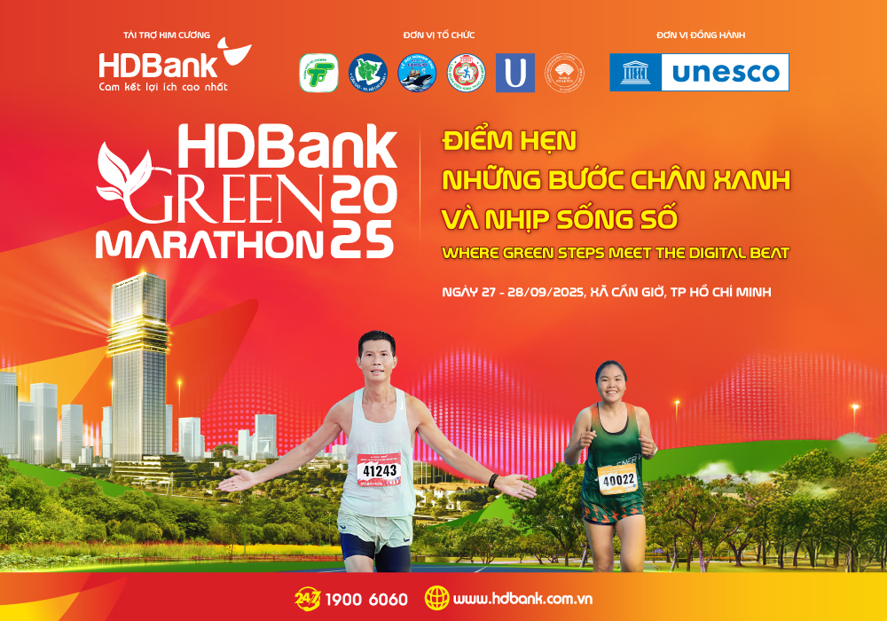 HDBank Green Marathon 2025 mùa thứ tư: Hành trình “xanh” sôi động và đầy mới mẻ- Ảnh 1. HDBank Green Marathon 2025 mùa thứ tư: Hành trình “xanh” sôi động và đầy mới mẻ- Ảnh 1.