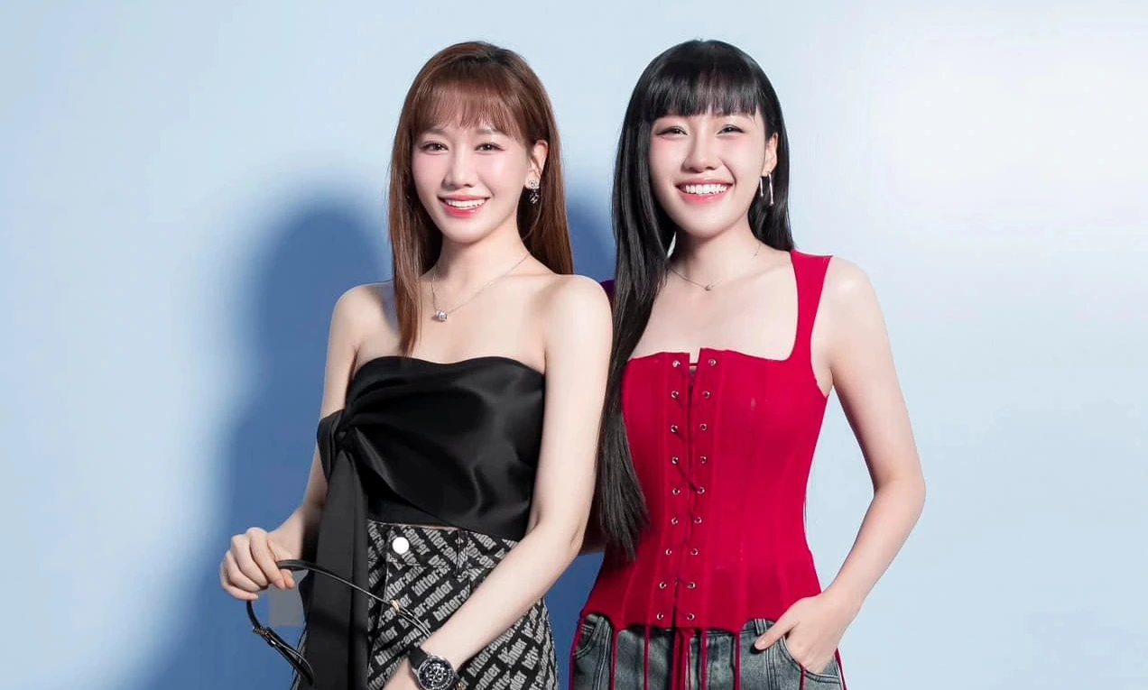 Hari Won thân thiết với Uyển Ân - em gái thứ 2 của Trấn Thành như ruột thịt.