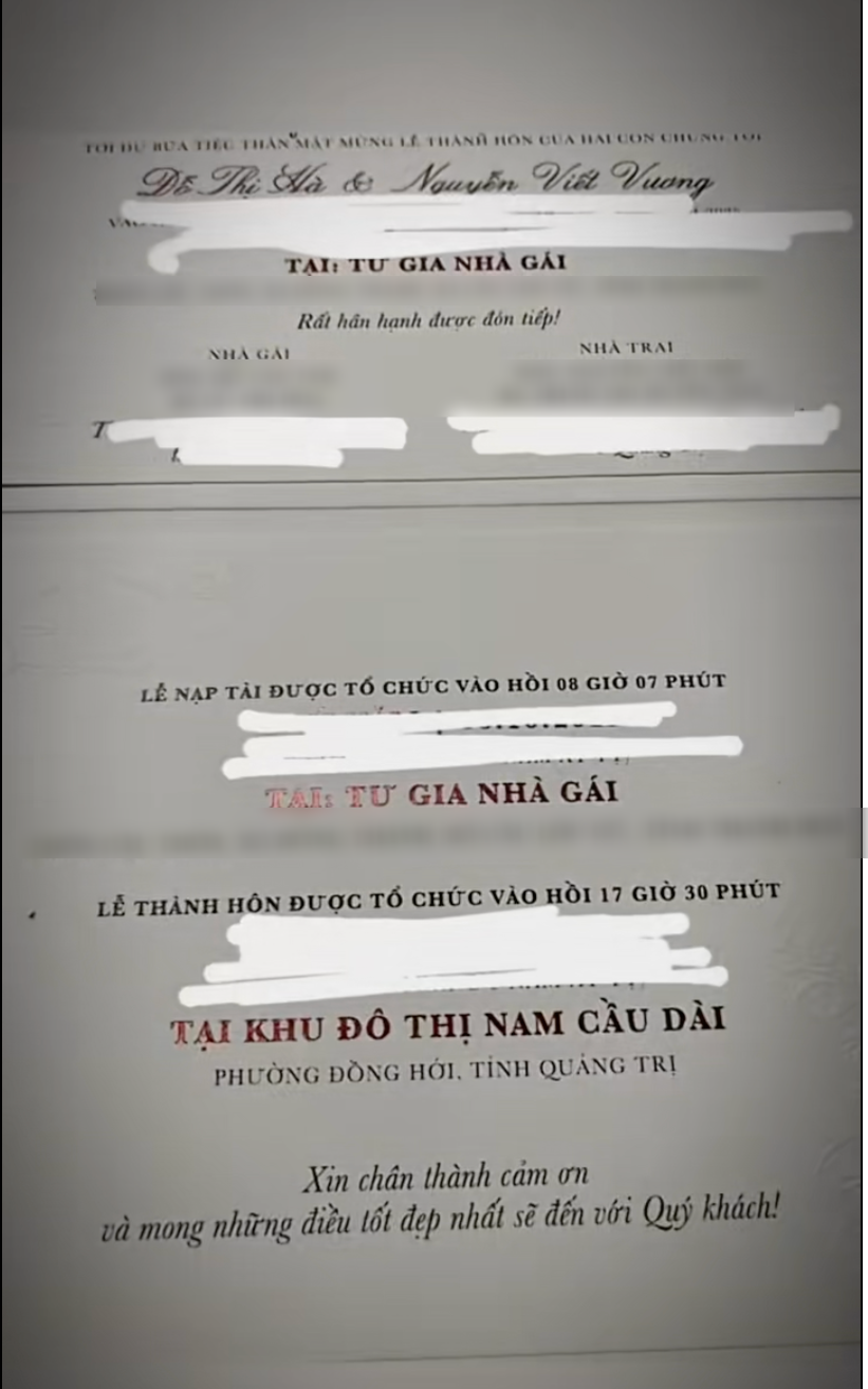 Hoa hậu Đỗ Hà kết hôn với thiếu gia, thiệp cưới đã được hé lộ- Ảnh 1.