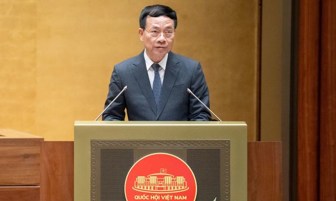 Bộ trưởng Khoa học và Công nghệ Nguyễn Mạnh Hùng. Ảnh: Cổng TTĐT Quốc hội