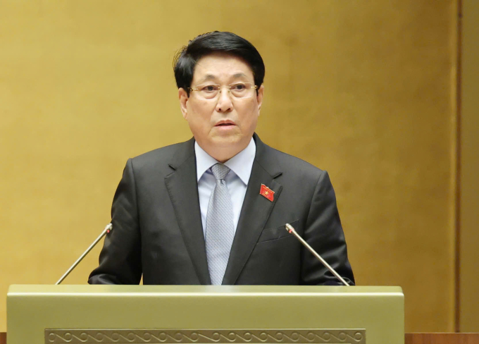 Chủ tịch nước Lương Cường phát biểu chiều 20/10. Ảnh: Cổng TTĐT Quốc hội