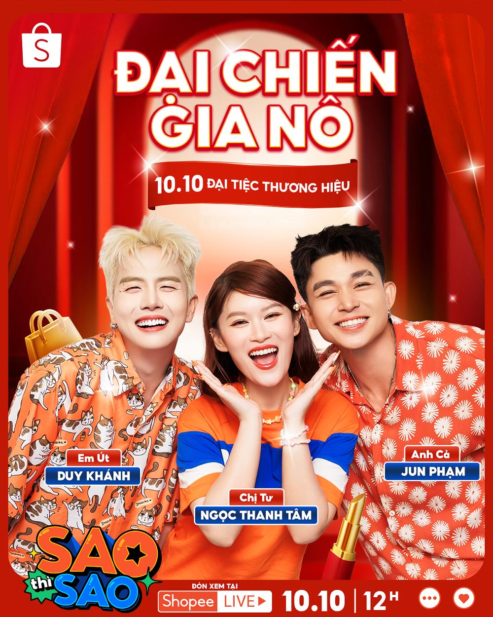 Jun Phạm khổ tâm vì cặp chị em “ruột thừa” Ngọc Thanh Tâm - Duy Khánh tái hợp tại Sao Thì Sao tháng 10- Ảnh 3.