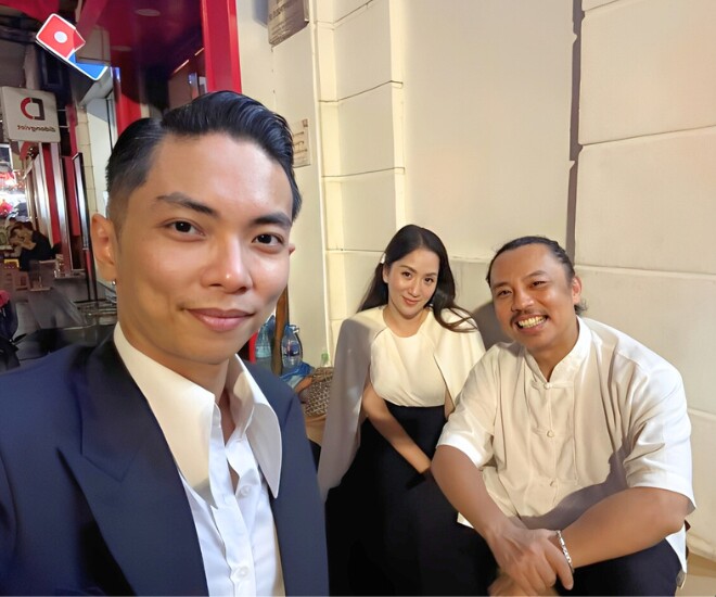 Khánh Thi chúc mừng sinh nhật Chí Anh.