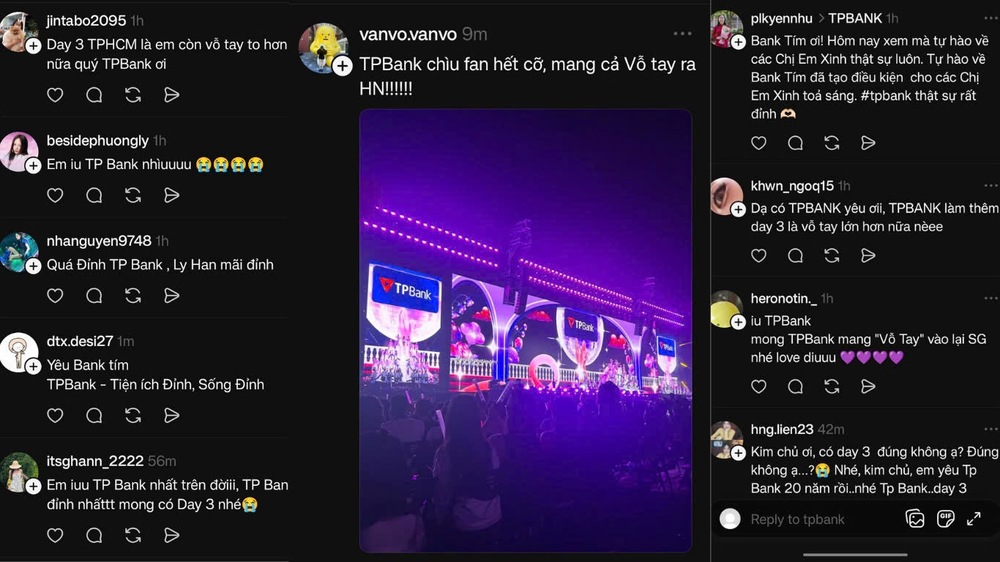 Khi TPBank bien concert thanh vu tru trai nghiem so