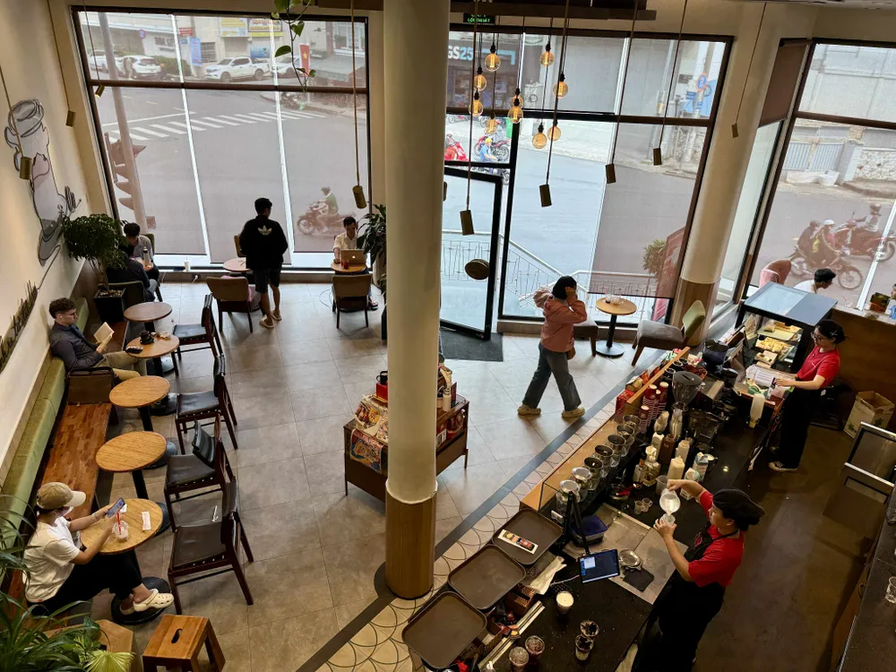 cà phê làm việc