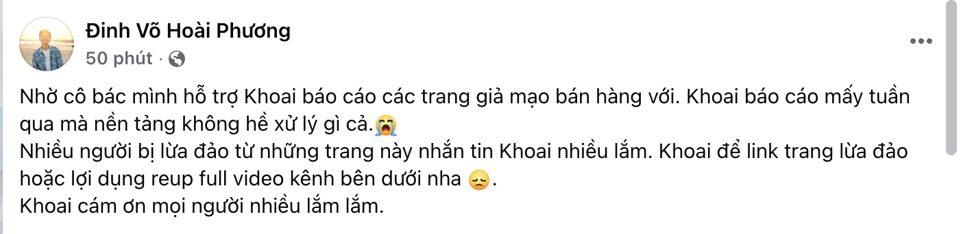 Khoai Lang Thang cảnh báo gấp chuyện lừa đảo- Ảnh 1.