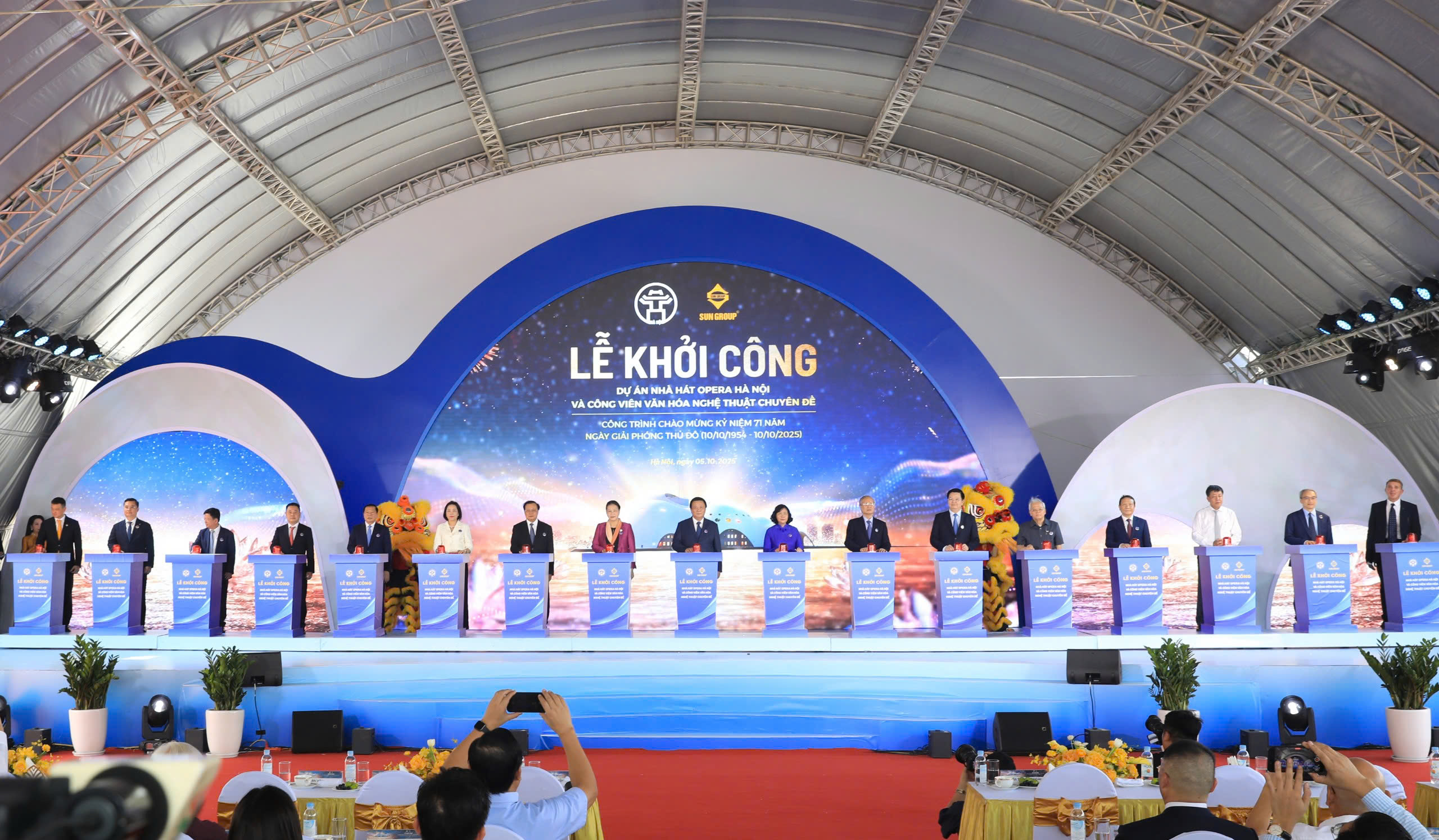 Khởi công Dự án Nhà hát Opera Hà Nội với tổng mức đầu tư hơn 12.700 tỉ đồng - Ảnh 1.