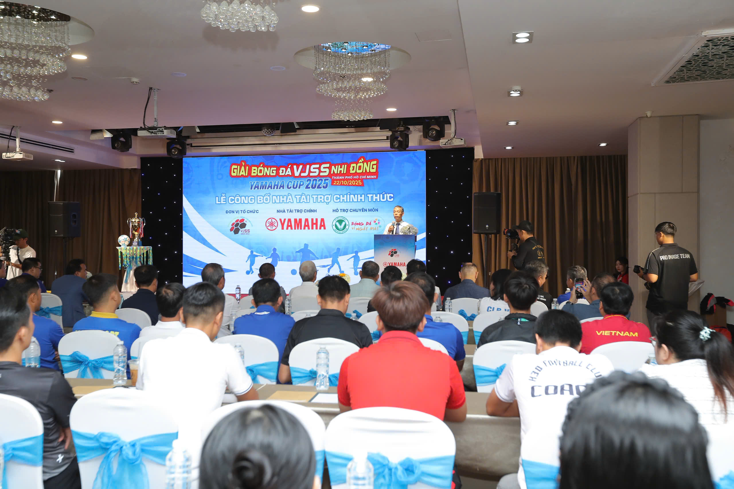 Chuẩn bị khởi tranh Giải Bóng đá VJSS nhi đồng TP HCM - Yamaha Cup 2025 - Ảnh 1.