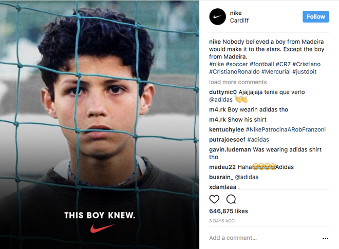 Lần ăn cắp ảnh nhớ đời của Nike khiến Cristiano Ronaldo bị ê chề- Ảnh 1.