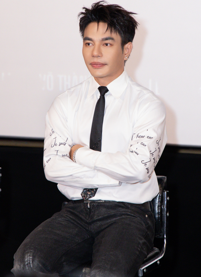 Lê Dương Bảo Lâm trong buổi giao lưu khán giả chiều 3/10. Ảnh: Ban tổ chức cung cấp