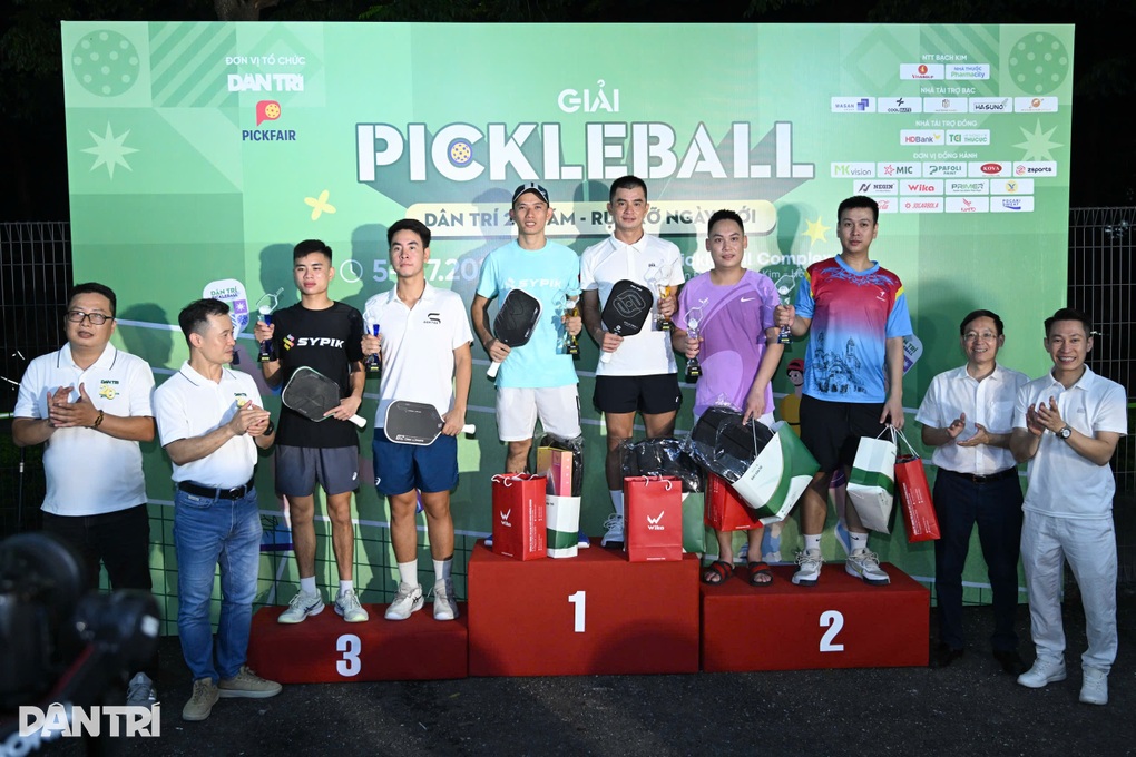 Lịch thi đấu ngày 6/7 giải pickleball Dân trí 20 năm - Rực rỡ ngày mới - 2