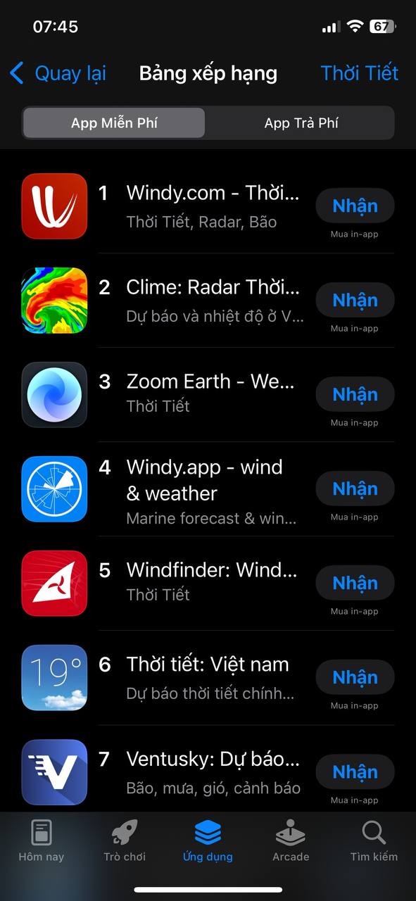 Lo bão về, một ứng dụng được tải nhiều nhất tại Việt Nam- Ảnh 1.