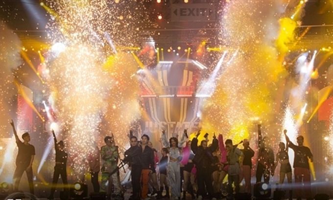 Sân khấu concert Rap Việt năm 2021. Ảnh: Vie