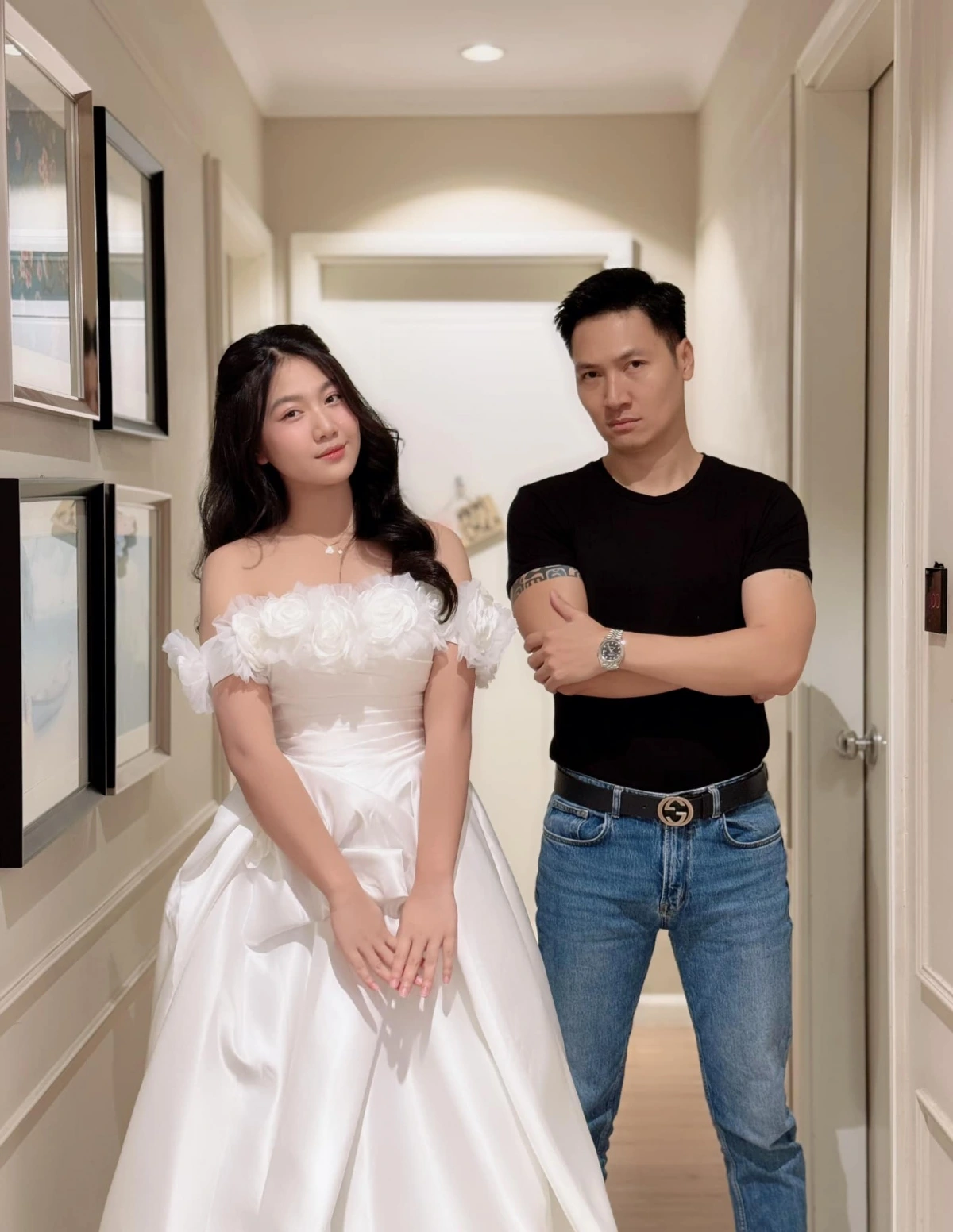 Con gái 16 tuổi của Mạnh Trường được khen xinh đẹp, hút nhiều lượt xem mỗi khi đăng clip trên TikTok.