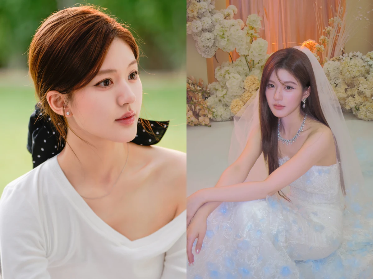 Màu tóc nâu trà mật ong của Triệu Lộ Tư đang gây sốt.