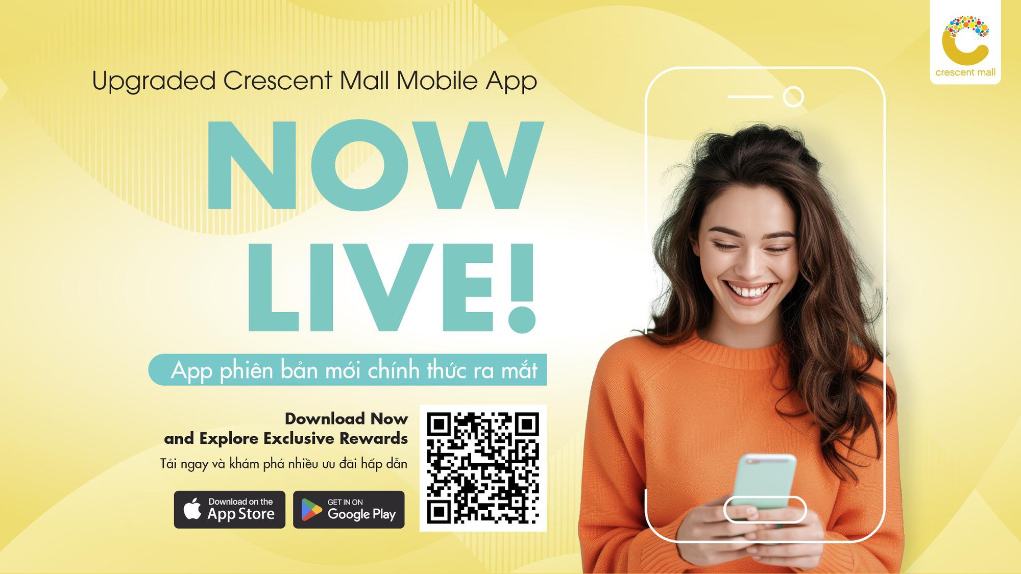 Mở ra thế giới mua sắm thông minh với ứng dụng Crescent Mall Mobile- Ảnh 1.