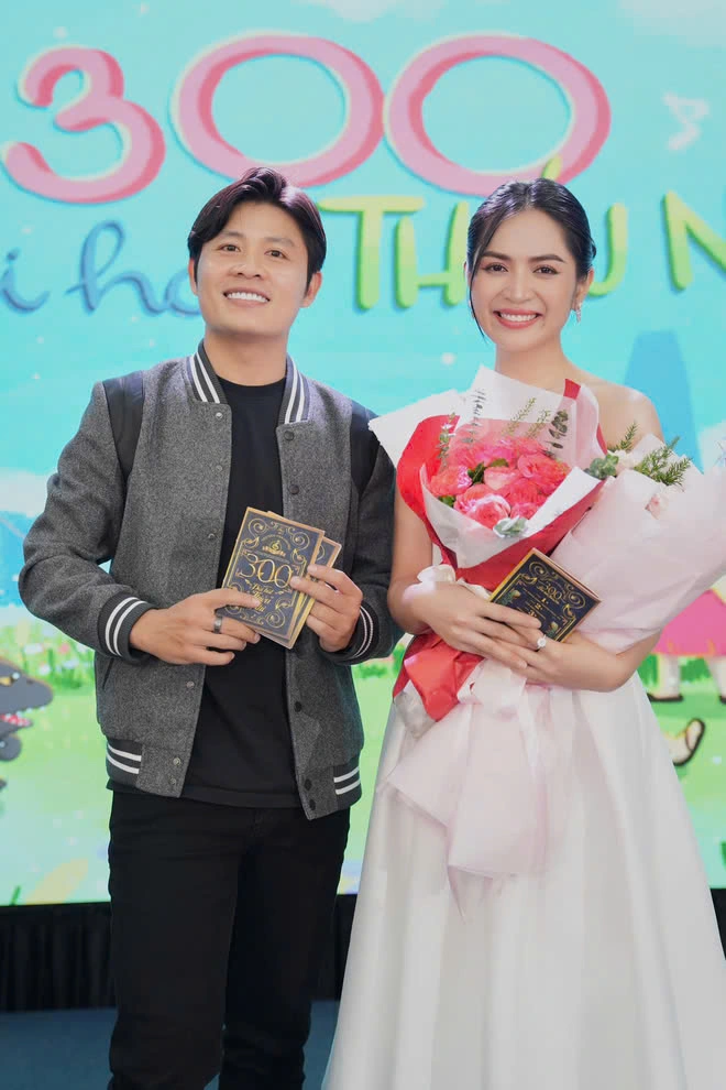 Duyên Quỳnh và Nguyễn Văn Chung có màn kết hợp ăn ý tạo nên thành công của Viết tiếp câu chuyện hòa bình.