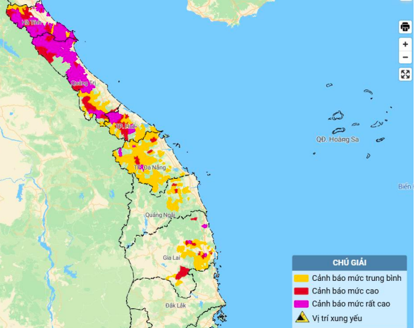 Mưa lớn 2 ngày trên 500 mm, nguy cơ ngập lụt từ Nghệ An đến Quảng Trị- Ảnh 1.